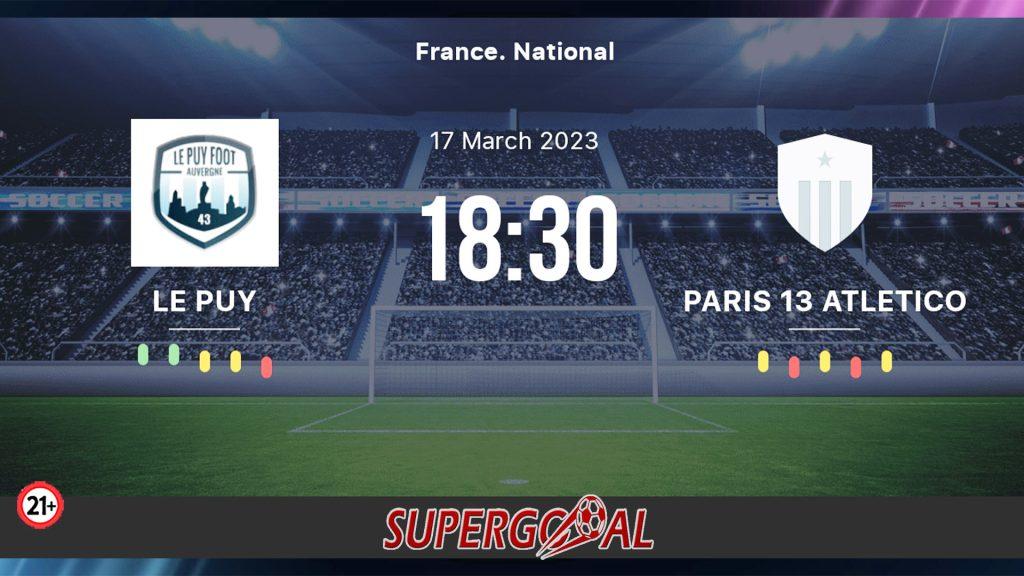 LE PUY FOOT 43 AUVERGNE – PARIS 13 ATLETICO