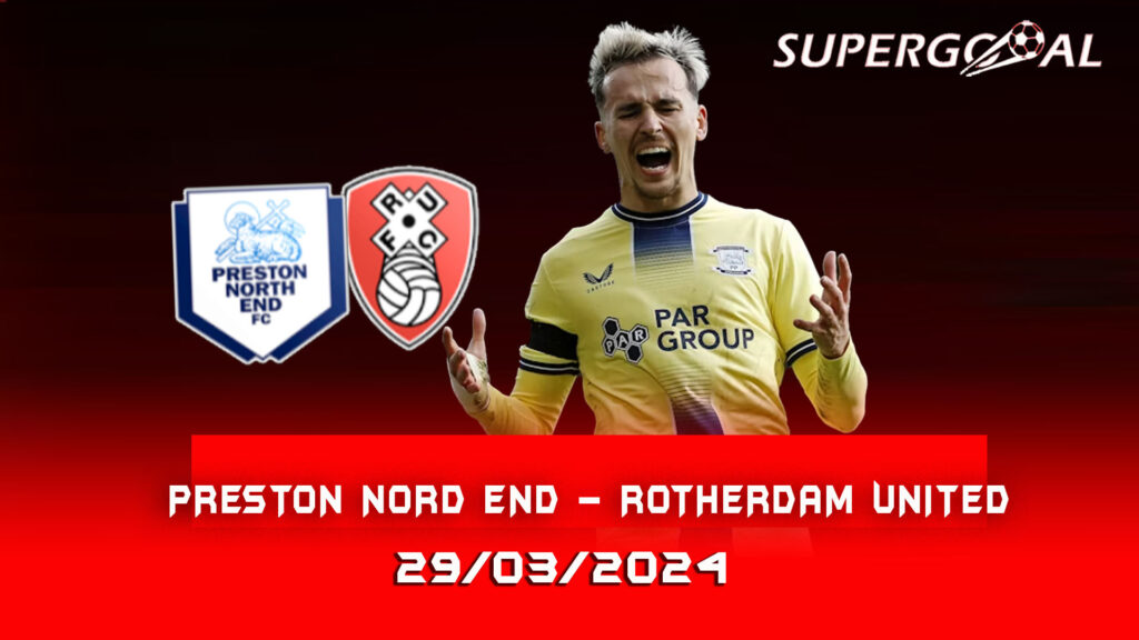 PRESTON NORD END – ROTHERDAM UNITED 1 1