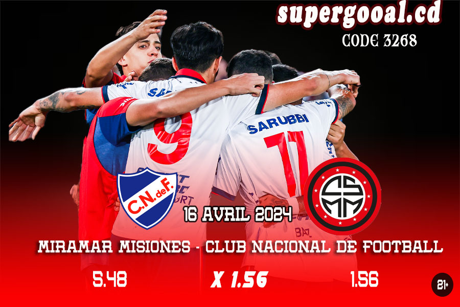MIRAMAR MISIONES – CLUB NACIONAL DE FOOTBALL