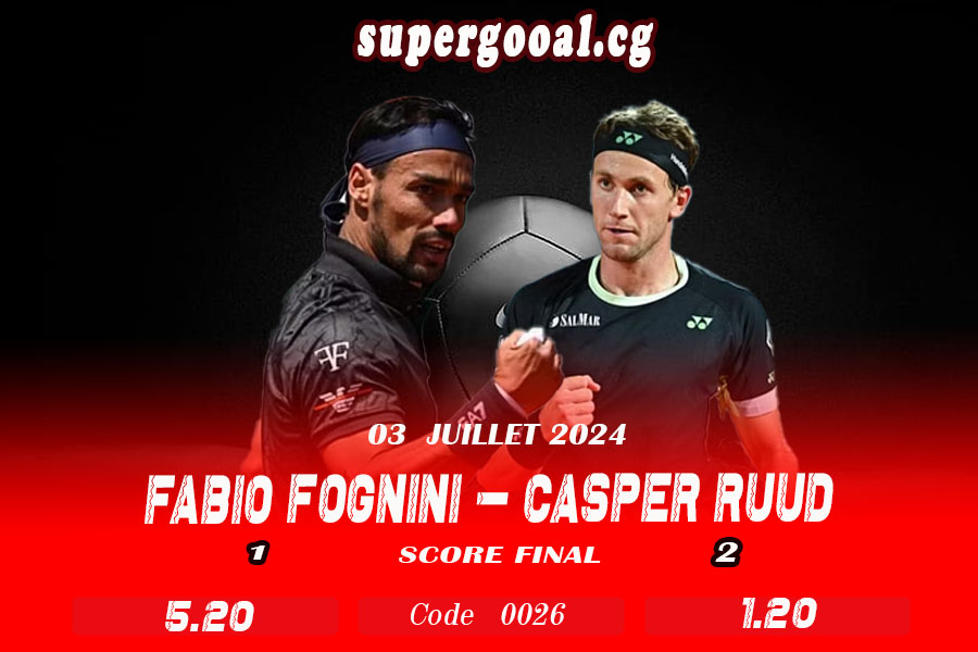 FABIO FOGNINI – CASPER RUUD
