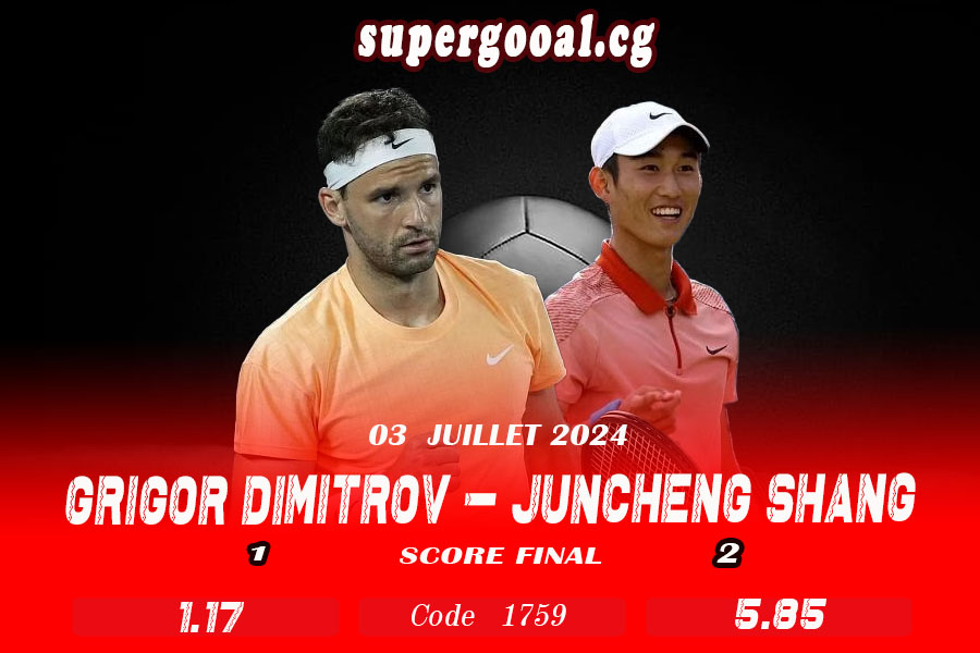 GRIGOR DIMITROV – JUNCHENG SHANG