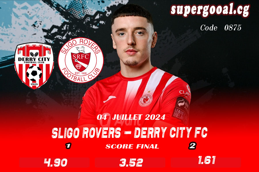 SLIGO ROVERS – DERRY CITY FC